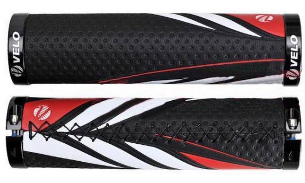 Grips Velo ProX VLG-851AD3 130mm GEL Lock-on black-red - 1