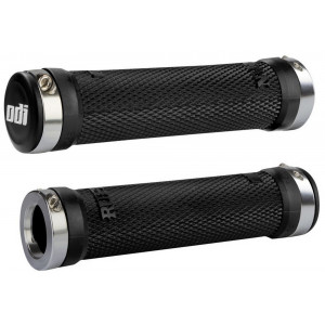Ручки руля ODI Ruffian MTB Lock-On Bonus Pack Black/Silver