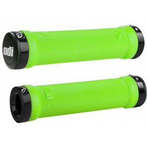 Ручки руля ODI Ruffian MTB Lock-On Bonus Pack Lime Greeen/Black