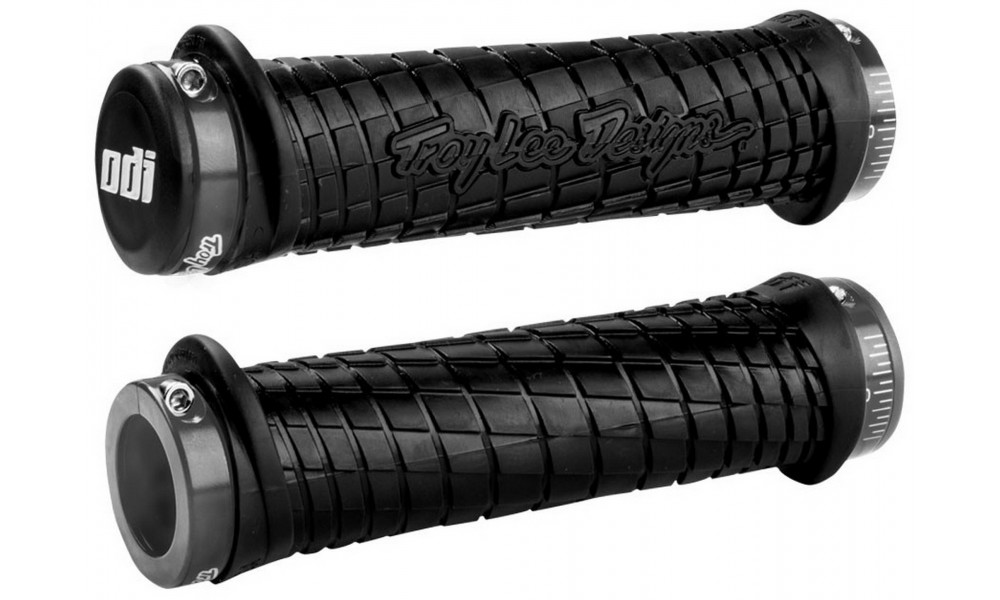 Ручки руля ODI Troy Lee Designs Signature MTB Lock-On Black/Grey 
