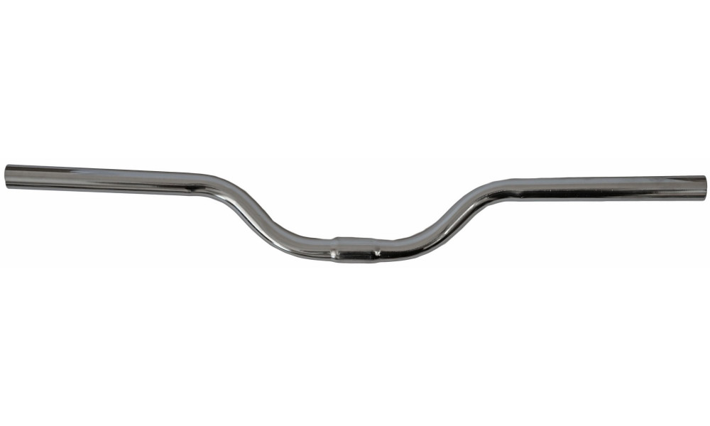 Handlebar Azimut Trek steel 620x25.4mm rise-60mm silver - 1