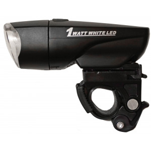 Передняя лампа Azimut Power 1Watt LED with batteries