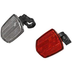 Bicycle accessories "Reflectors" Azimut white and red with brackets