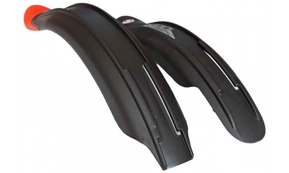 Комплект брызговиков Simpla Kido Chopper SDS 16" black/red - 3