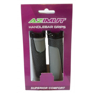 Ручки руля Azimut Dual Sport 2xLock 130mm black/grey (1002)