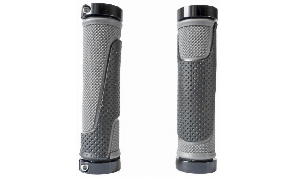 Ручки руля Azimut Dual Sport 2xLock 130mm black/grey (1002) - 3