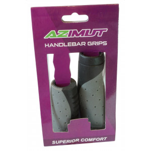 Ручки руля Azimut Ergo Dots Dual 92+135mm black/grey (1006)