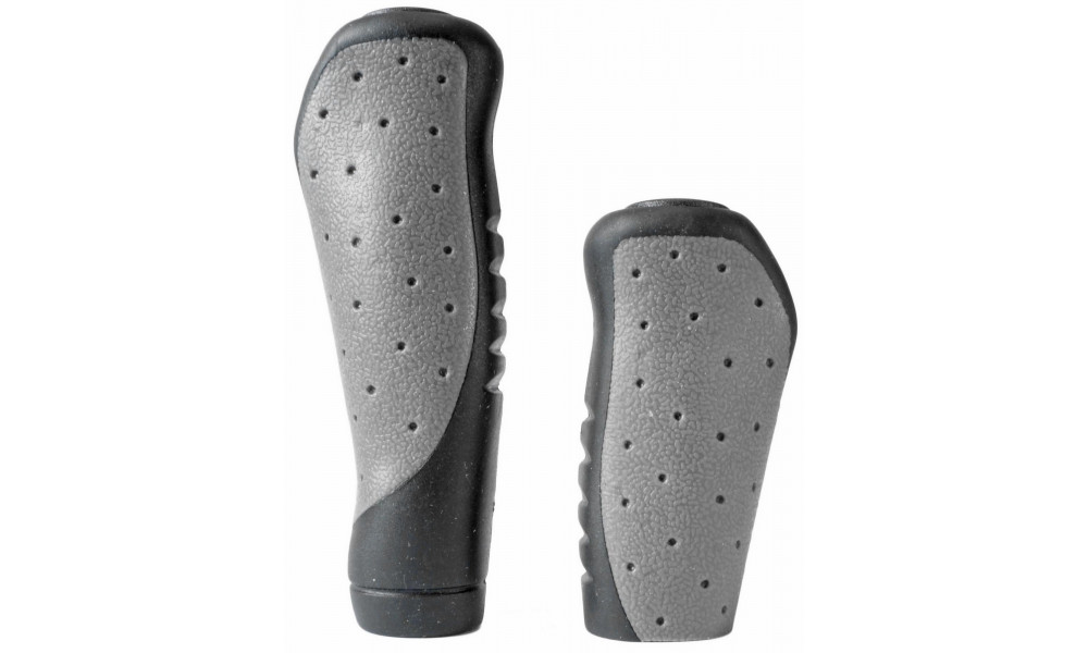 Ручки руля Azimut Ergo Dots Dual 92+135mm black/grey (1006) - 5