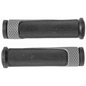 Ручки руля Azimut Simple Dual 130mm black/grey (1007)