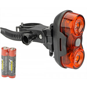 Rear lamp Azimut Power 2x0.5W with batteries