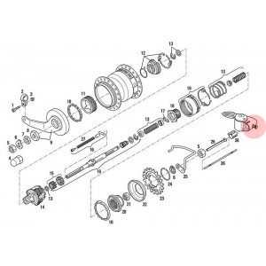 Фиксирующий болт для втулок SRAM S7 and P5