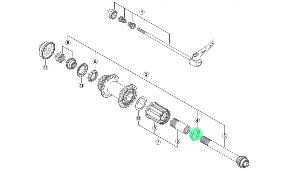 Шарик подшипника Shimano 3/16" steel - 2