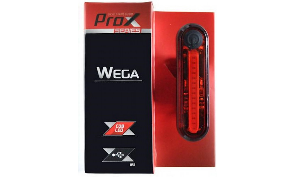 Задняя лампа ProX Wega COB USB - 2