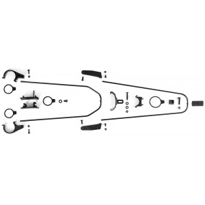 Mudguard set 27.5-29" ACID MTB 60mm with stays