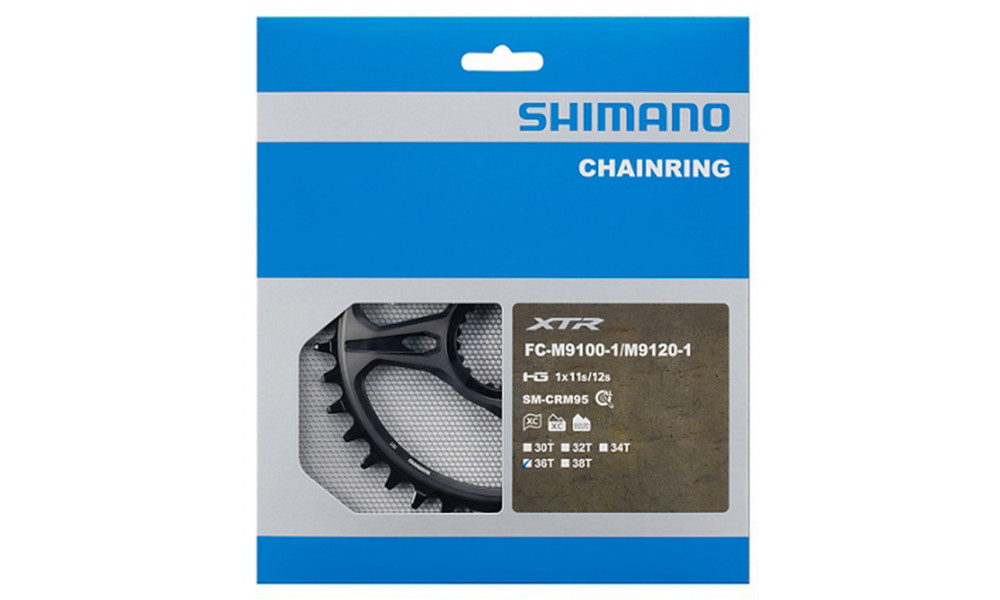 Chainring Shimano XTR SM-CRM95 36T - 2
