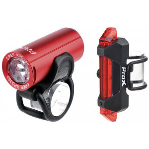 Комплект ламп ProX Pictor CREE 350Lm + 10Lm USB red