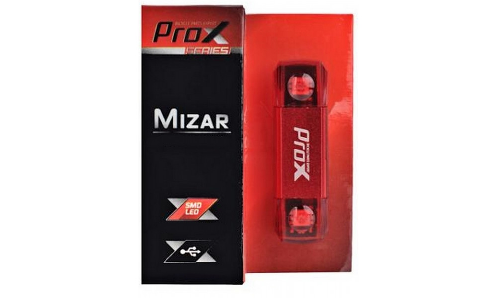 Rear lamp ProX Mizar 2xSMD LED 30Lm USB - 2