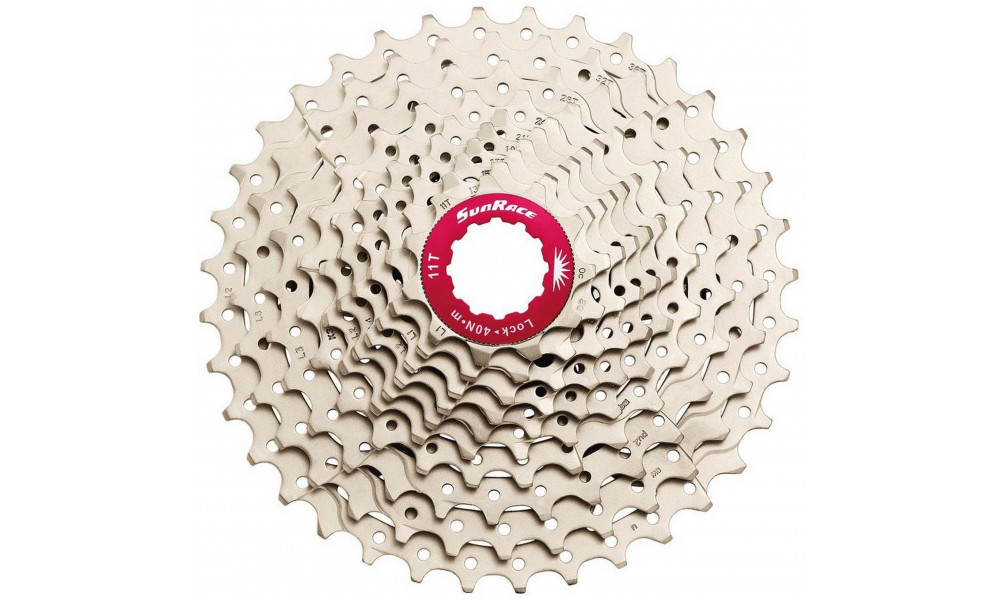 Кассета SunRace CSMX0 10-speed 11-36T metallic - 1