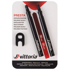 Удлинитель вентиля Vittoria 30mm (2 pcs. in alu + spanner)