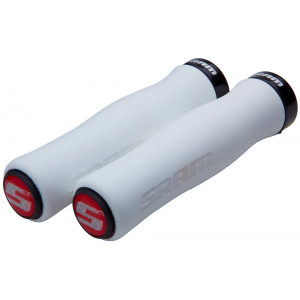 Grips SRAM 129mm Contour Foam Lock-on single clamp white-black