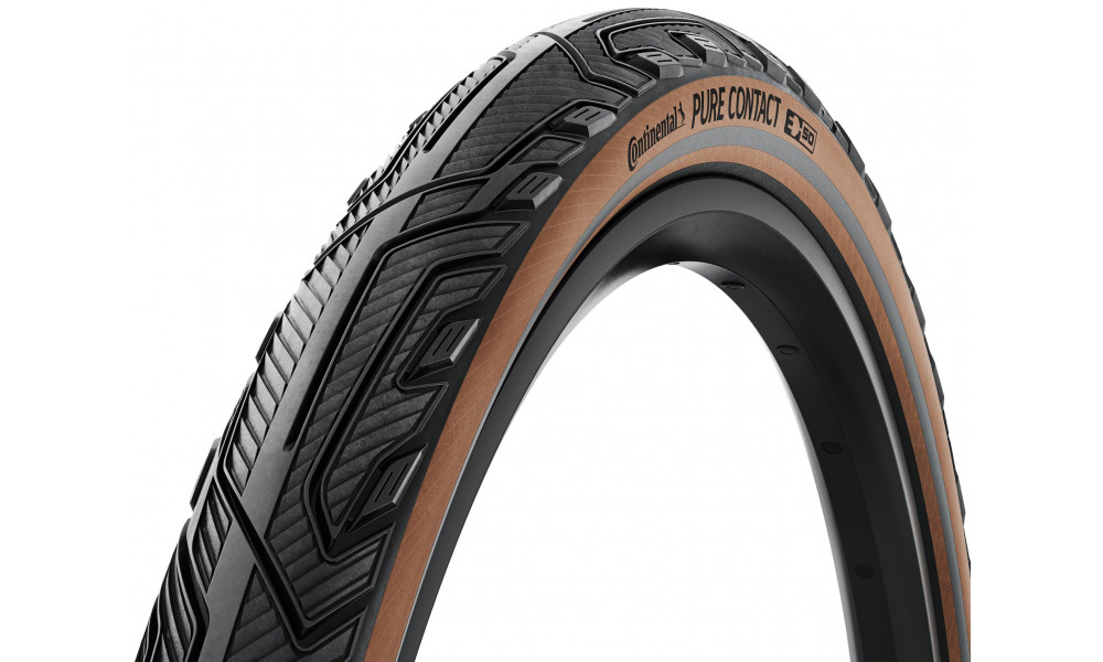 Tire 28" Continental Pure Contact 55-622 Fold black/coffee Reflex - 1