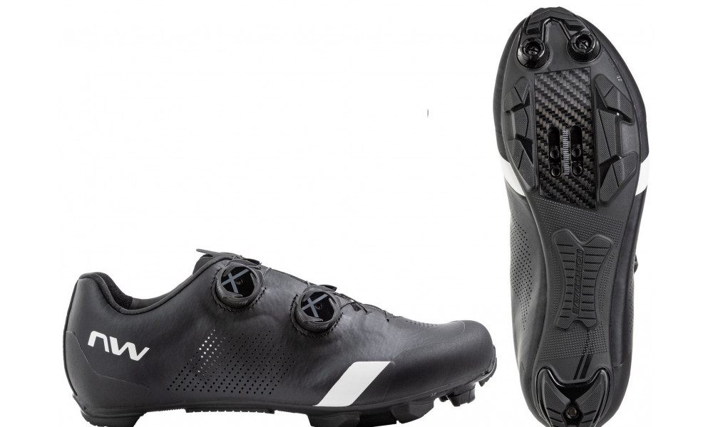 Cycling shoes Northwave Striker 4 MTB XC black-light grey - 1