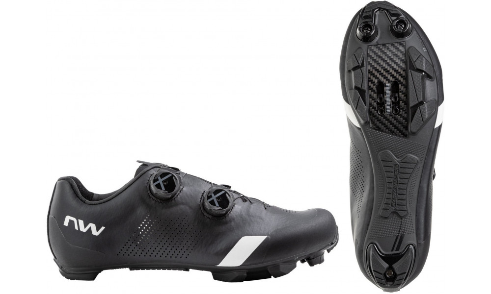 Cycling shoes Northwave Striker Wide 4 MTB XC black-light grey - 1