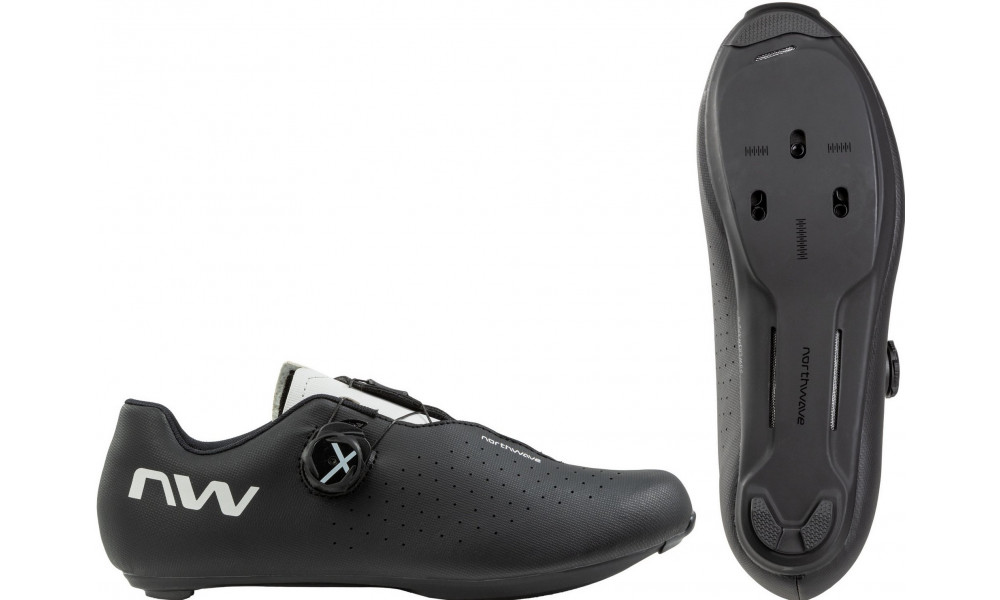 Велосипедная обувь Northwave Sonic Plus Road black-light grey - 1