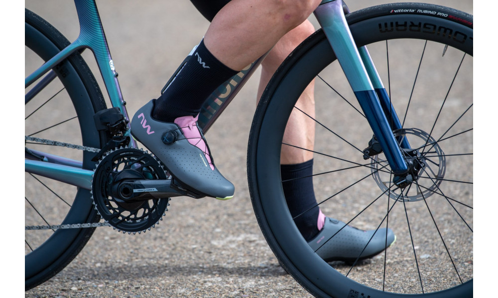 Велосипедная обувь Northwave Sonic Plus Road dark grey-dusty malva - 2