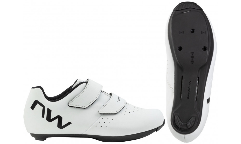 Велосипедная обувь Northwave Sonic Junior Road white-black - 1