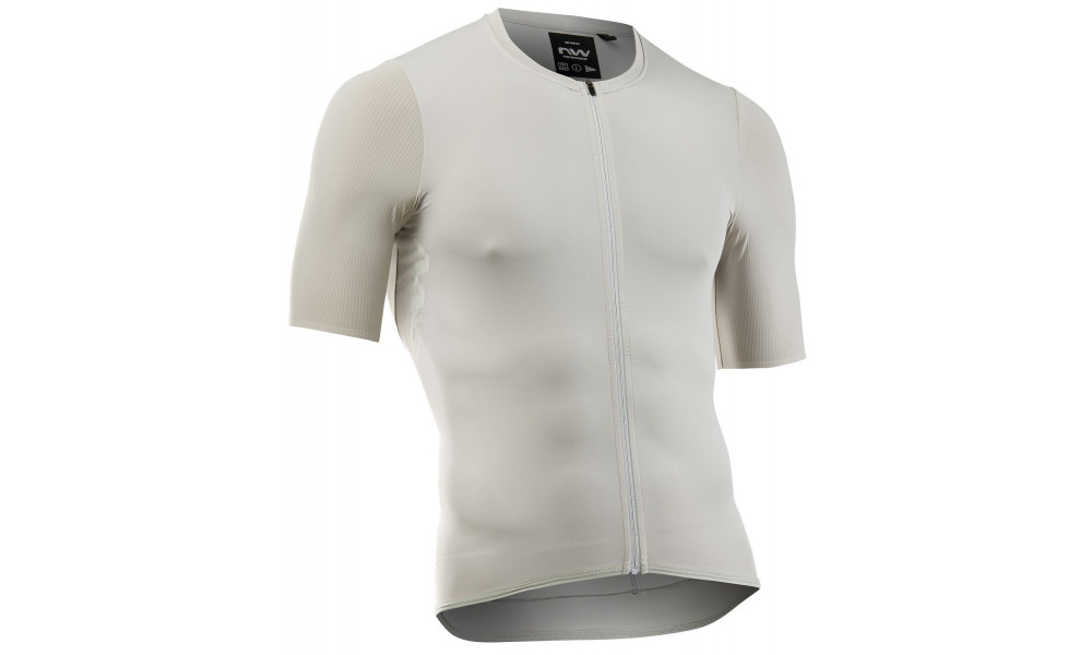 Jersey Northwave Essence EVO S/S light grey - 1