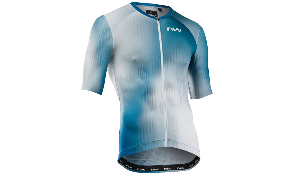 Jersey Northwave Blade S/S white-blue - 1