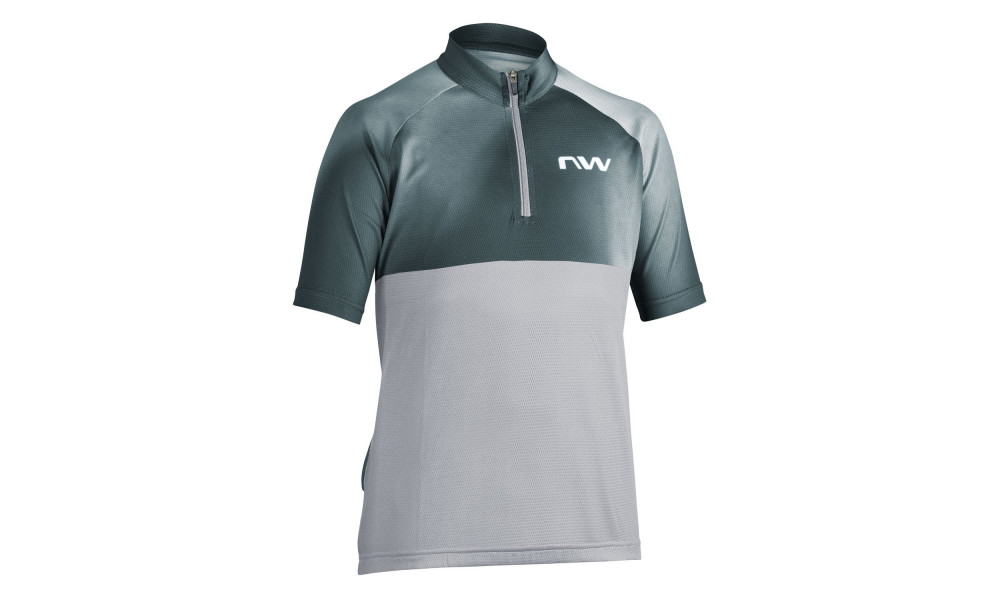 Jersey Northwave Force EVO Junior S/S light grey - 1