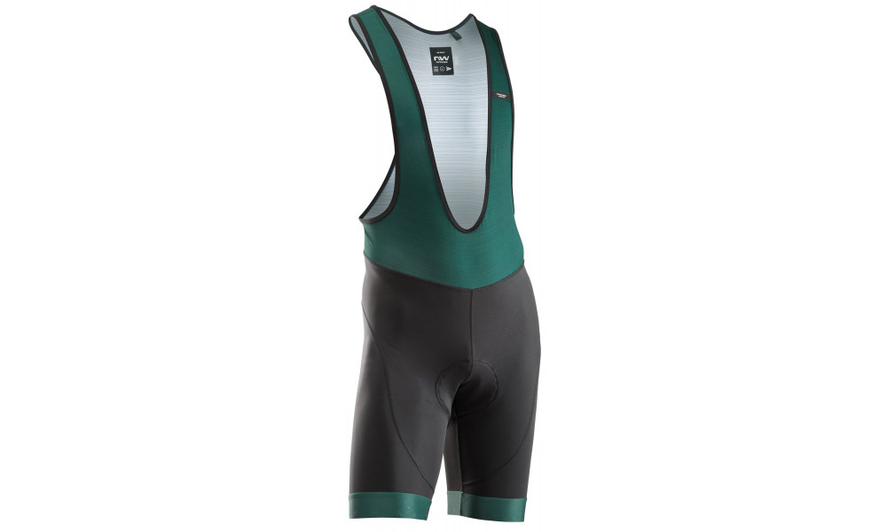 Bibshorts Northwave Active Evo black-petrolium - 1