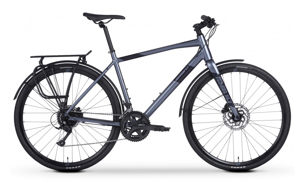 Велосипед Tabou Gravo FIT 2.0 steel-black 