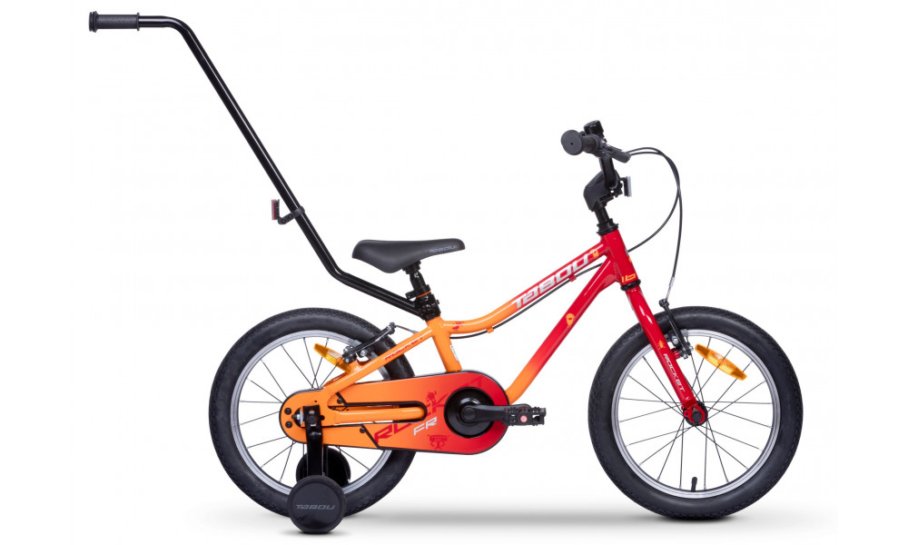 Bicycle Tabou Rocket FR 16 red-yellow 