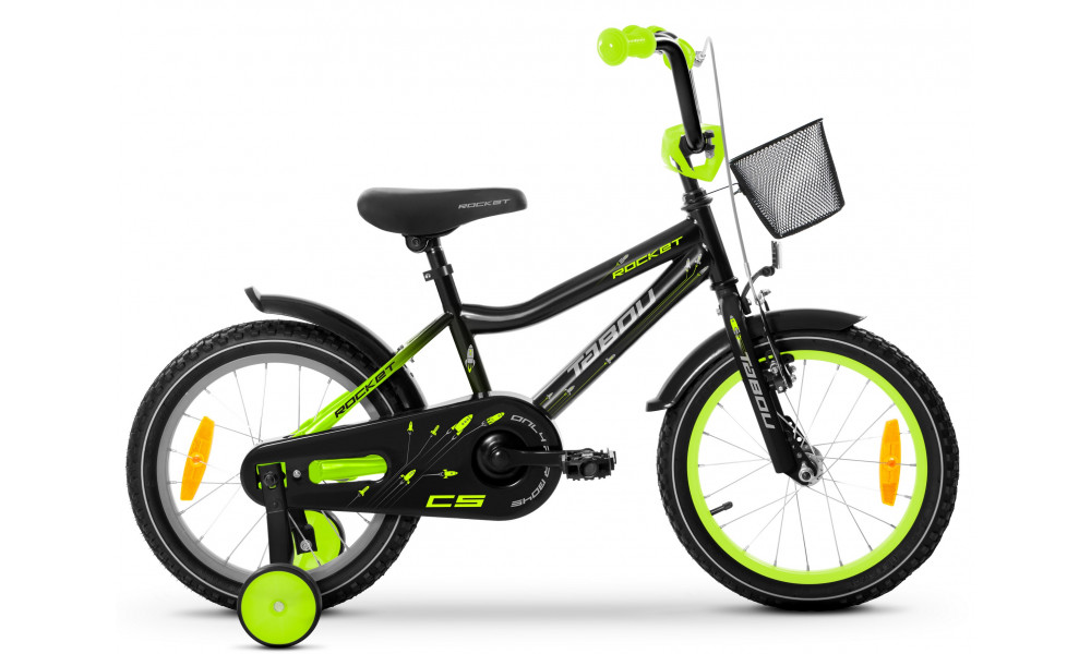 Велосипед Tabou Rocket CS Alu 20 black-lime 