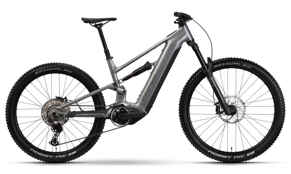 Электрический велосипед Raymon Ravor Comp 29"-27.5" 840 2026 darksilver marble - 1