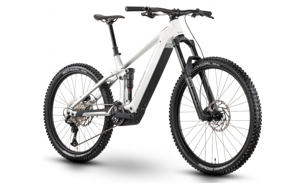E-bike Raymon Vamok Comp 29"-27.5" 800 2026 silver-white - 2