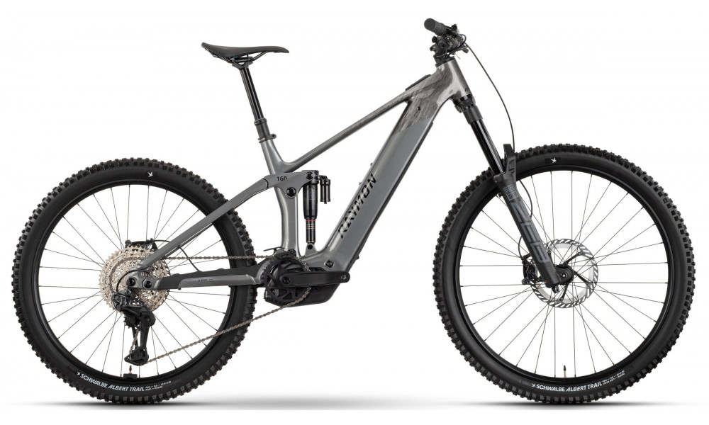 E-bike Raymon Vamok Ultra 29"-27.5" 800 2026 darksilver marble - 1