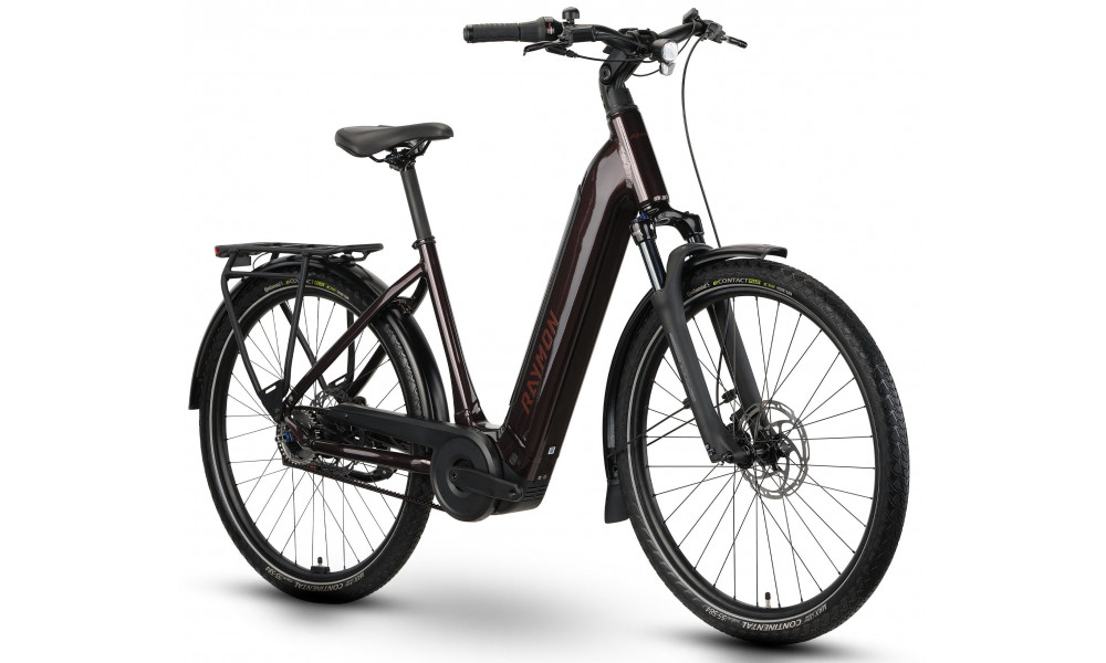 Электрический велосипед Raymon Metmo Pro 27.5" 800 Easy Entry 2026 plum noir - 2