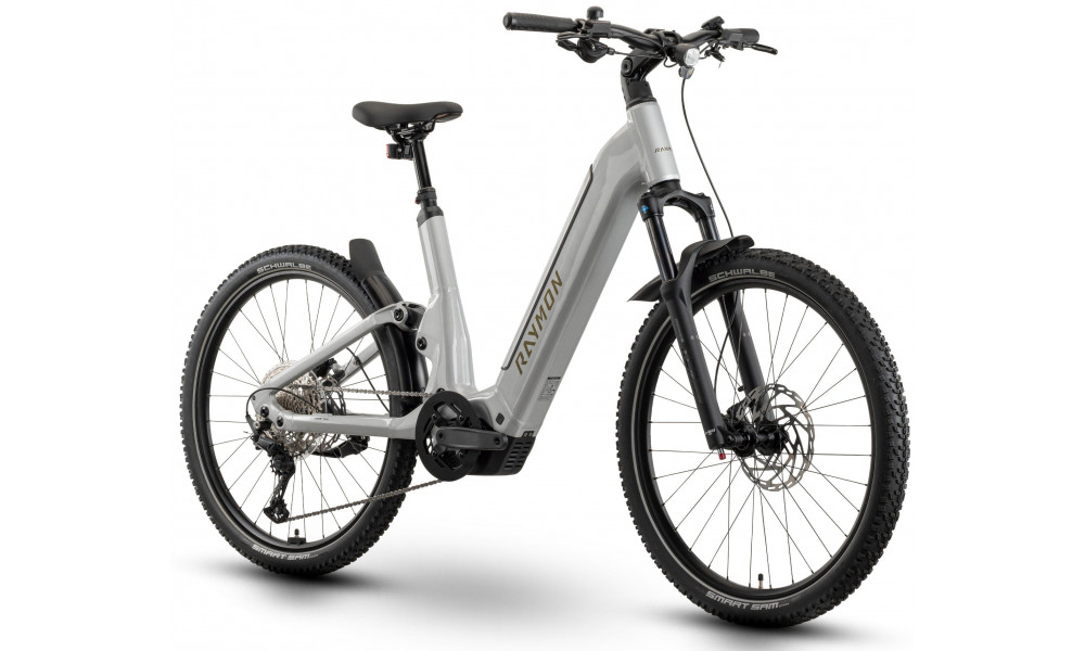 Электрический велосипед Raymon Tavano Sport 27.5" 800 Easy Entry 2026 silver-taupe - 2