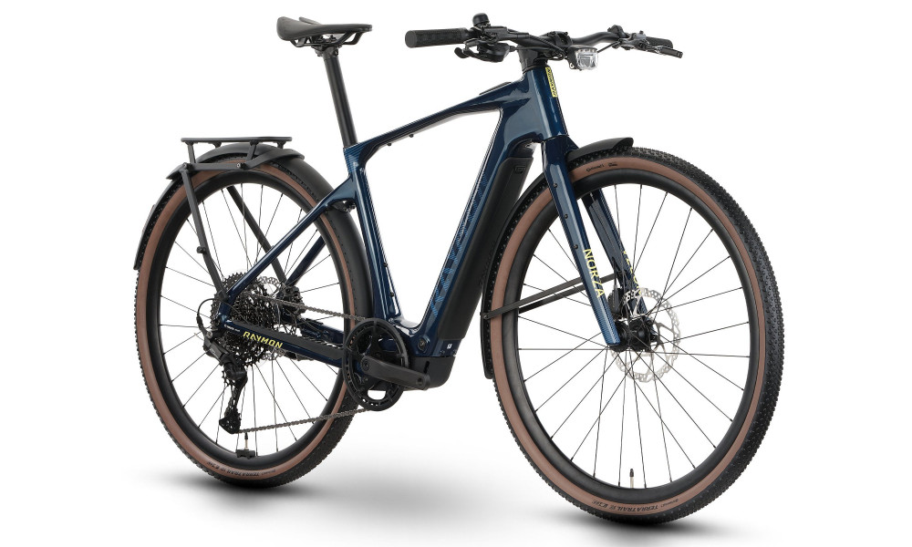 Электрический велосипед Raymon Norza Comp Commute 400 2026 ocean blue - 2