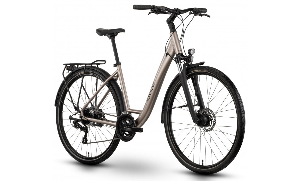 Bicycle Raymon Zayn Comp Easy Entry 2026 taupe grey-black - 2