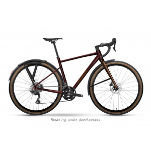 Bicycle Raymon Territ Pro Street 2026 maroonbrown-brick