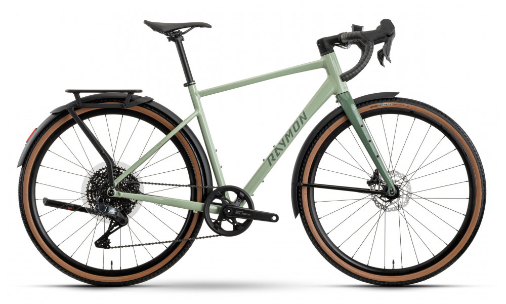 Bicycle Raymon Territ Auto Street 2026 salvia green-sage green - 1