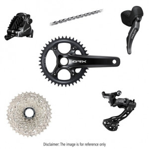 Комплект деталей групповой трансмиссии Shimano GRX 820 12-speed 175mm 40T