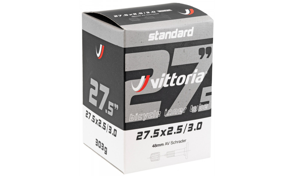Камера 27.5" Vittoria Standard AV 48mm (27.5x2.50/3.0 - 62/75-584) - 3