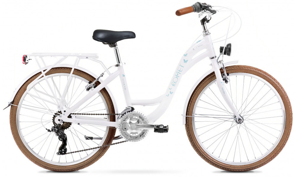 Bicycle Romet Panda 1 2025 white-blue 