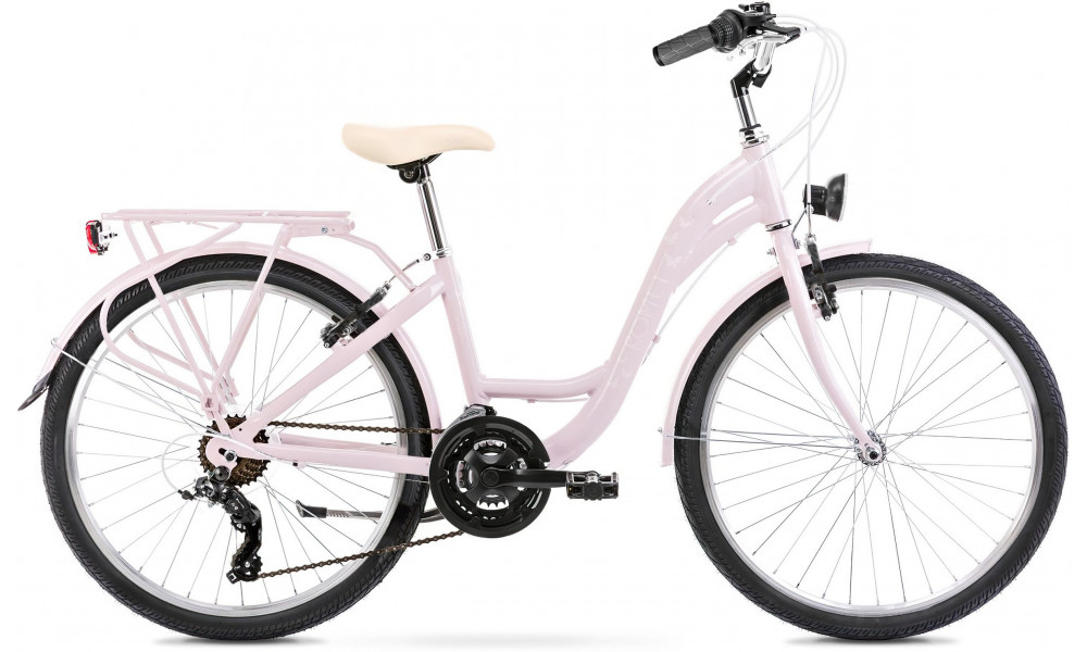 Велосипед Romet Panda 1 2025 violet-white 